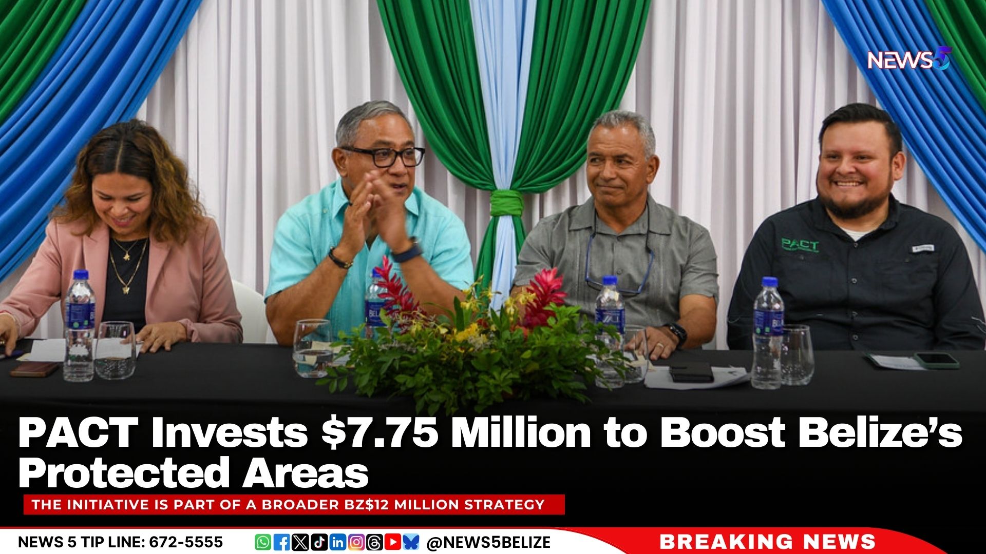 PACT Invests $7.75 Million to Boost Belize’s Protected Areas