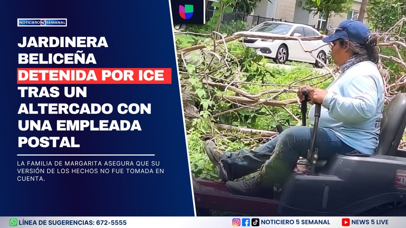 Jardinera Beliceña detenida por ICE tras un altercado con una empleada postal