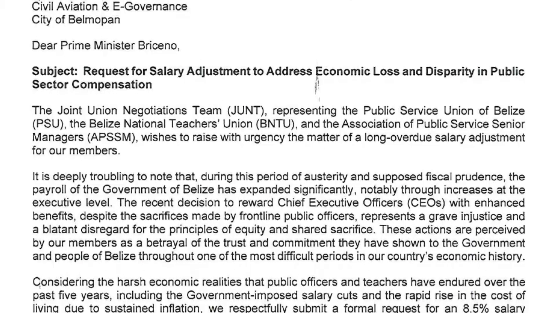 Union Leader Criticizes Government’s Response to Demands