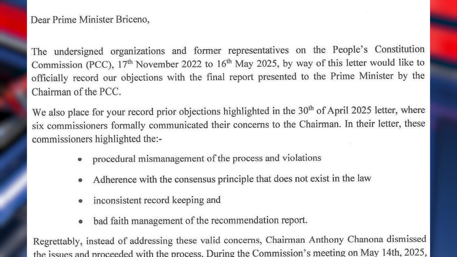 Former PCC Commissioners Speak Out: “This Isn’t What We Agreed To”